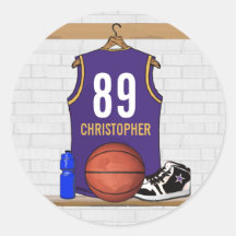 Basket-ball personnalisé Jersey (PAGE) Adhésifs