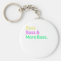 Basse et plus bas bas porte-clef