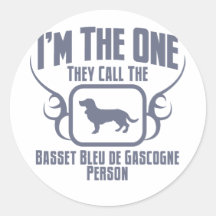 Basset Bleu de Gascogne Adhésif