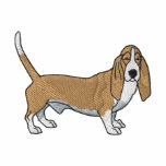Basset Hound Sweat-shirt À Capuche Brodé