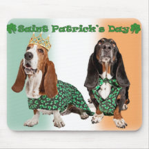 Basset Mousepad du jour de Patrick de saint Tapis De Souris