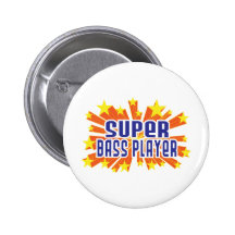 Bassiste superbe badges avec agrafe