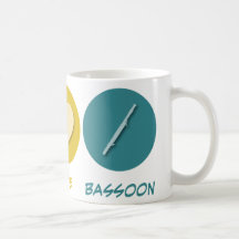 Basson d'amour de paix tasse à café