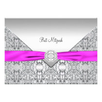 Bat mitzvah de roses indien invitations