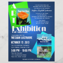 Bat mitzvah d'exposition d'art prospectus