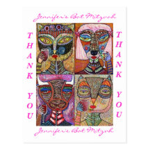 Bat mitzvah - L'Chaim à la vie ! Carte postale de 