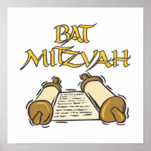 Bat mitzvah poster
