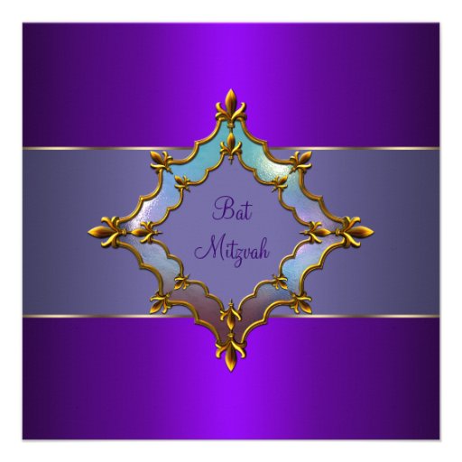 Bat mitzvah pourpre bristols