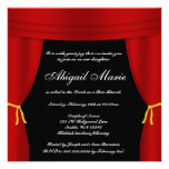 Bat mitzvah rouge de rideau de Hollywood Bristol