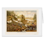 Bataille de Chattanooga par Kurz et Allison 1863 Cartes De Vœux