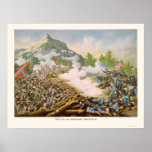 Bataille de montagne de Kenesaw par Kurz et Alliso Posters