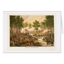 Bataille de Spottsylvania par Kurz et Allison 1864 Cartes