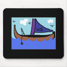 Bateau à voile (2) tapis de souris