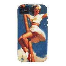 Bateau à voile vintage de Gil Elvgren naviguant le Coques iPhone 4/4S