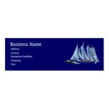 Bateau antique cartes de visite personnelles