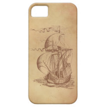Bateau de navigation vintage coque iPhone 5 Case-Mate