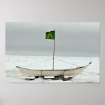 Bateau de pêche à la baleine affiches