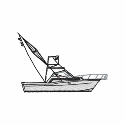 Bateau de pêche en haute mer