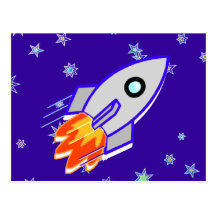 Bateau de Rocket Carte Postale