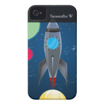 Bateau de Rocket d'espace extra-atmosphérique Coque iPhone 4 Case-Mate