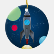 Bateau de Rocket d'espace extra-atmosphérique Ornements