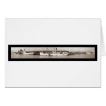 Bateaux de la photo unie 1910 de la Nouvelle-Orléa Cartes De Vœux