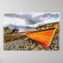 Bateaux de pêche chez Elgol Posters