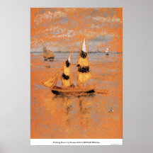 Bateaux de pêche par James Abbott McNeill Whistler Posters