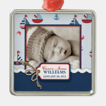 Bateaux oh ! Pendentif Ornement De Noël