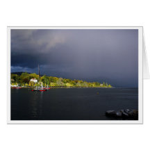 Bateaux sur le lac cartes