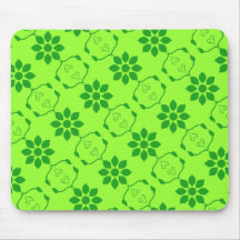 Batik Mousepad de fleur par le résident Tapis De Souris