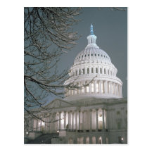 Bâtiment de capitol des Etats-Unis dans la robe d' Carte Postale