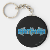 Batman bleu et argenté porte-clef