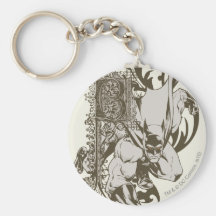 Batman et lettre décorée B Porte-clefs