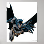 Batman sautant en avant, hurlement posters