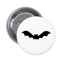 Batte de Halloween Badge Avec Épingle