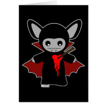 Batte de vampire mignonne de Lil Cartes