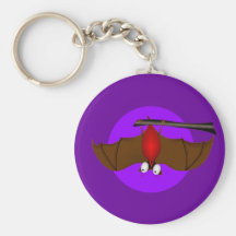 Batte interrompue porte-clef
