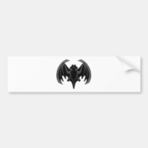 Batte Inv noir les cadeaux de Zazzle de MUSÉE Adhésifs Pour Voiture