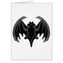 Batte Inv noir les cadeaux de Zazzle de MUSÉE Carte De Vœux