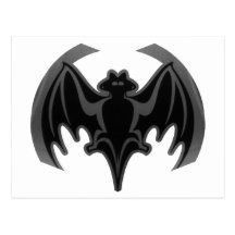 Batte Inv noir les cadeaux de Zazzle de MUSÉE Carte Postale