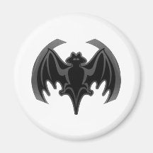 Batte Inv noir les cadeaux de Zazzle de MUSÉE Aimants Pour Réfrigérateur