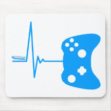 Battement de coeur de jeu - protection de geek de  tapis de souris