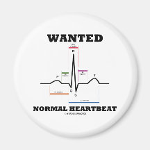 Battement de coeur normal voulu (électrocardiogram aimants pour réfrigérateur