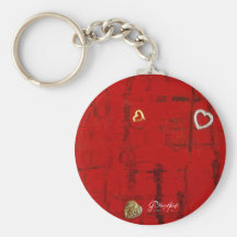 Battement de coeur porte-clefs
