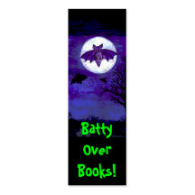 Batty au-dessus des livres ! Signet Carte De Visite
