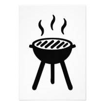 BBQ de gril Invitations