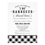 BBQ décontracté de l'invitation | de dîner de répé