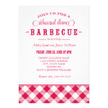 BBQ décontracté de l'invitation | de dîner de répé
