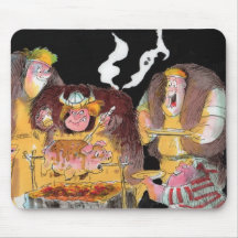 BBQ Mousepad de Viking Tapis De Souris